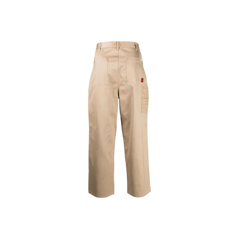 CLOT Carpenter Leopard print Trim Trousers-1