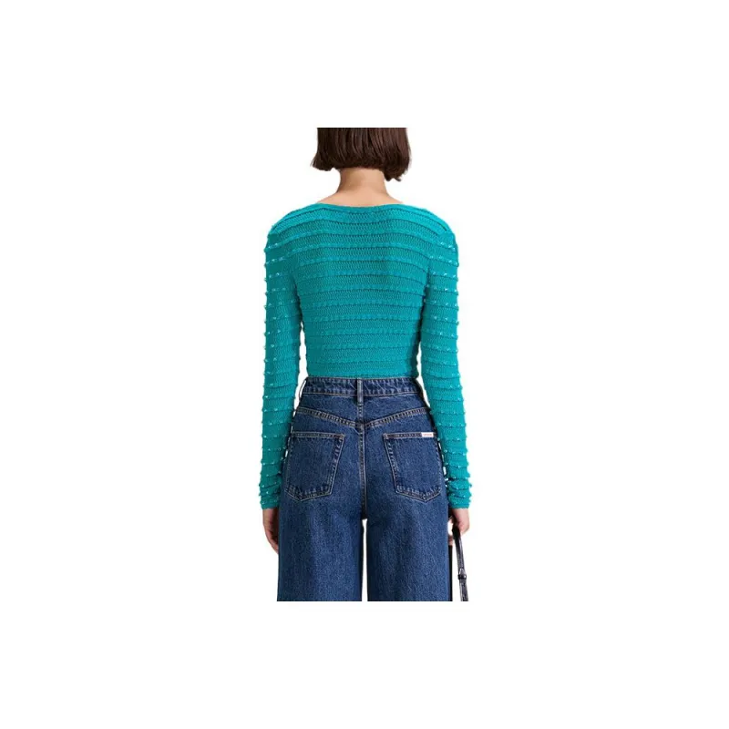 Self-portrait Knitwear Women's Turquoise-1