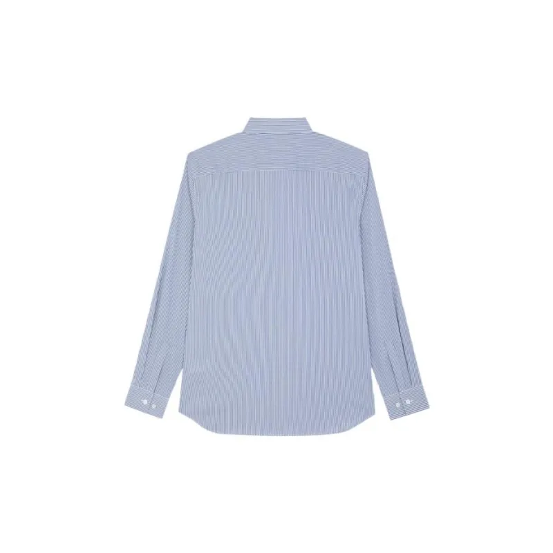 THEORY Shirts Men White Blue Mixed Color-1