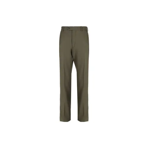 CARUSO Casual Pants Men Dark Green