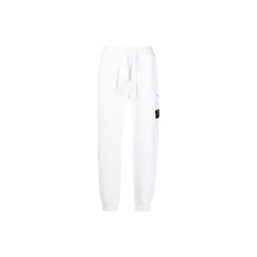 STONE ISLAND Knitted Sweatpants Men White