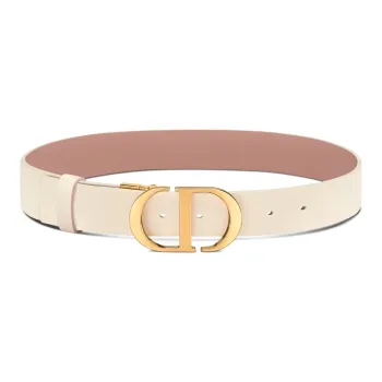 DIOR Logo Plaque Reversible Belt