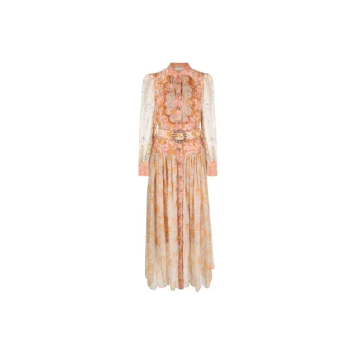 Zimmermann Long-Sleeved Dresses Women's Orange