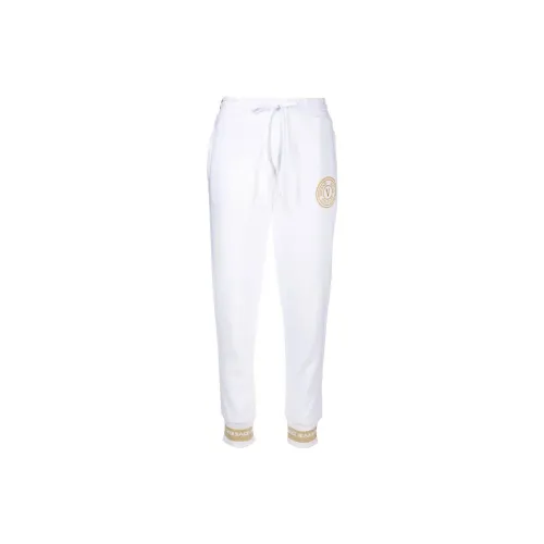 VERSACE JEANS COUTURE Knitted Sweatpants Women's White