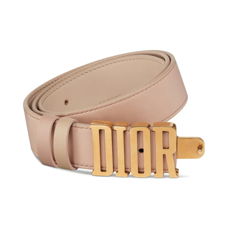 DIOR Cow Leather Belts Women's Width  3cm-3