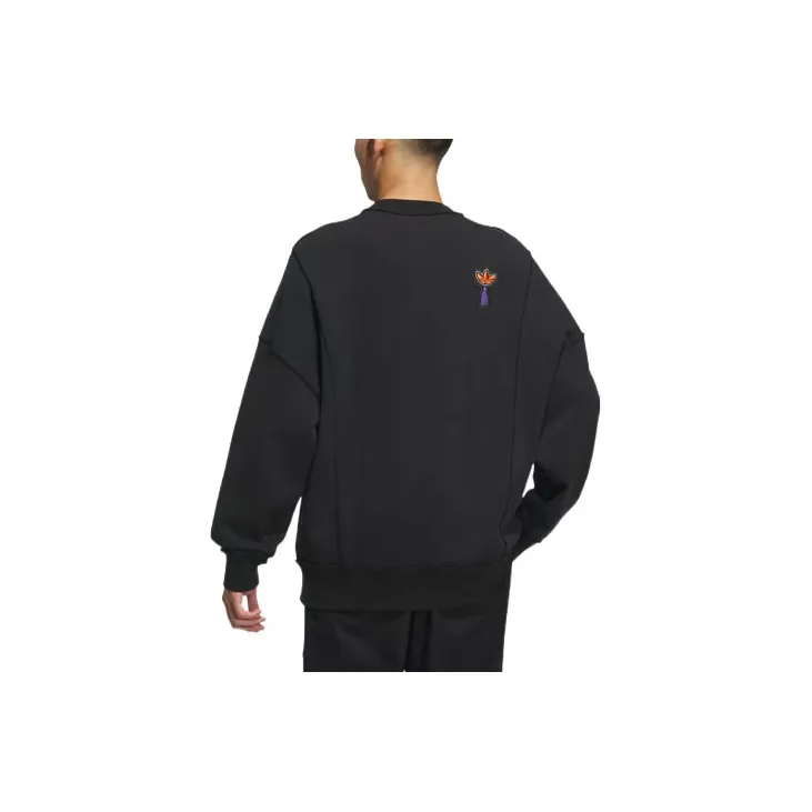 Adidas Originals Adidas Originals All Things Tracing Series Sweatshirts Unisex Black-1