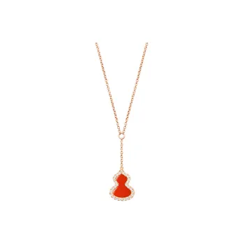 Qeelin Wulu Necklaces Women's Red