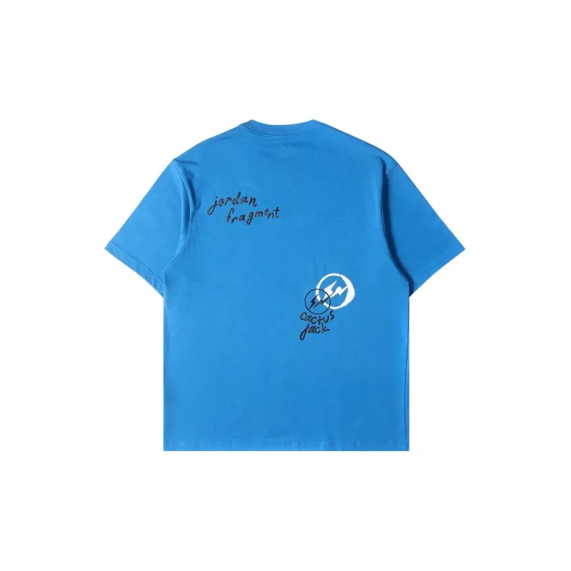 Travis Scott X JORDAN X Fragment Design T shirt-1