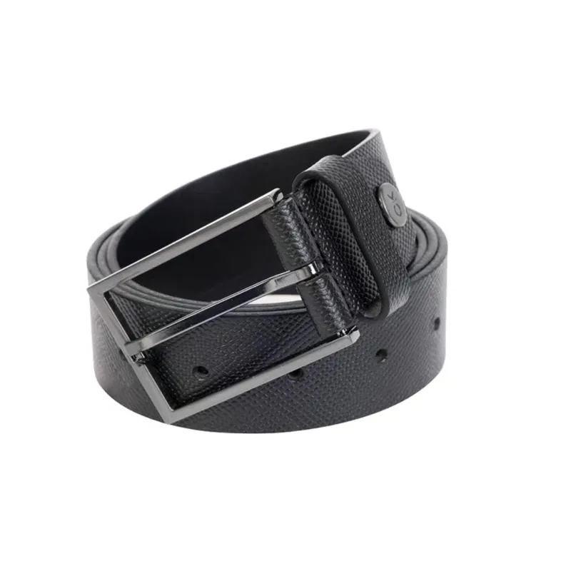CK/Calvin Klein Fashion Minimalist Style Trendy Versatile Pin Buckle Belt Men's Black Width: 3.5cm-0