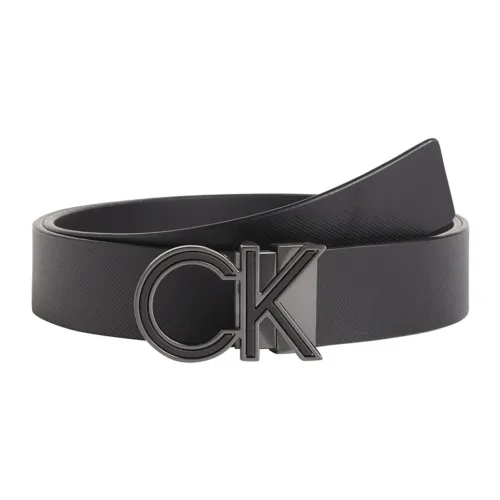 Calvin Klein Leather Belts Men Black