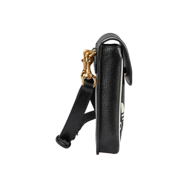 GUCCI X Adidas Cellphone Pouch Black Phone Bag-3