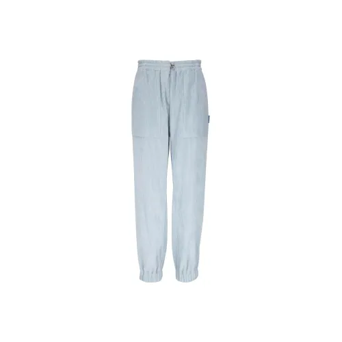 Moncler Knitted Sweatpants Women's Light Blue