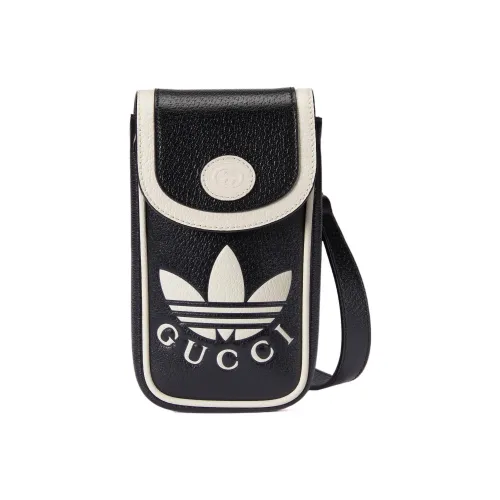 GUCCI x Adidas Cellphone Pouch black Phone Bag
