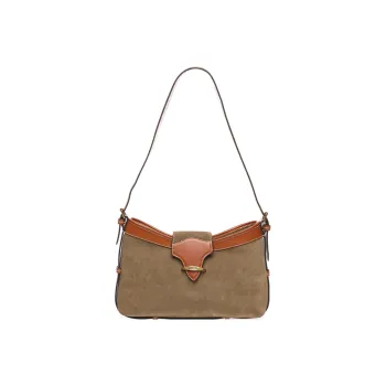 ISABEL MARANT Suede Cow Leather Handbag, Shoulder Bag Women's Brown