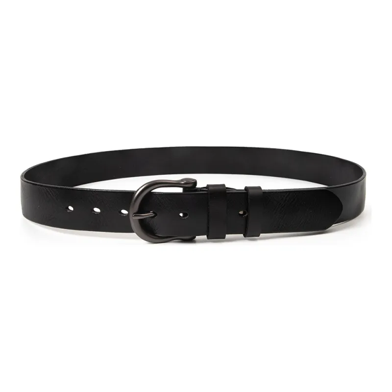 BAIJUAN Cow Leather Belts Men's Coffee/Black Width 3.8CM-5