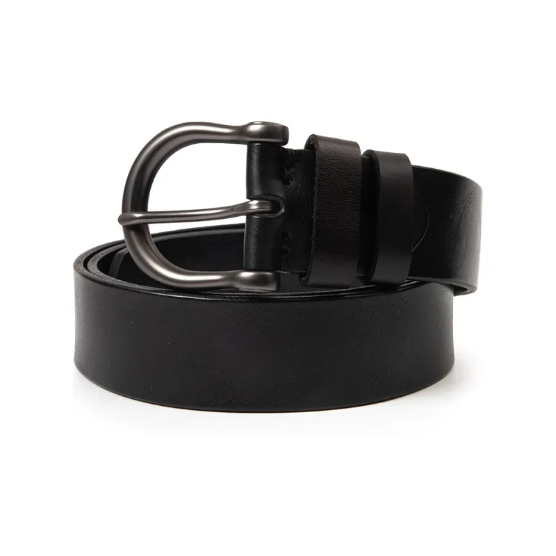 BAIJUAN Cow Leather Belts Men's Coffee/Black Width 3.8CM-3