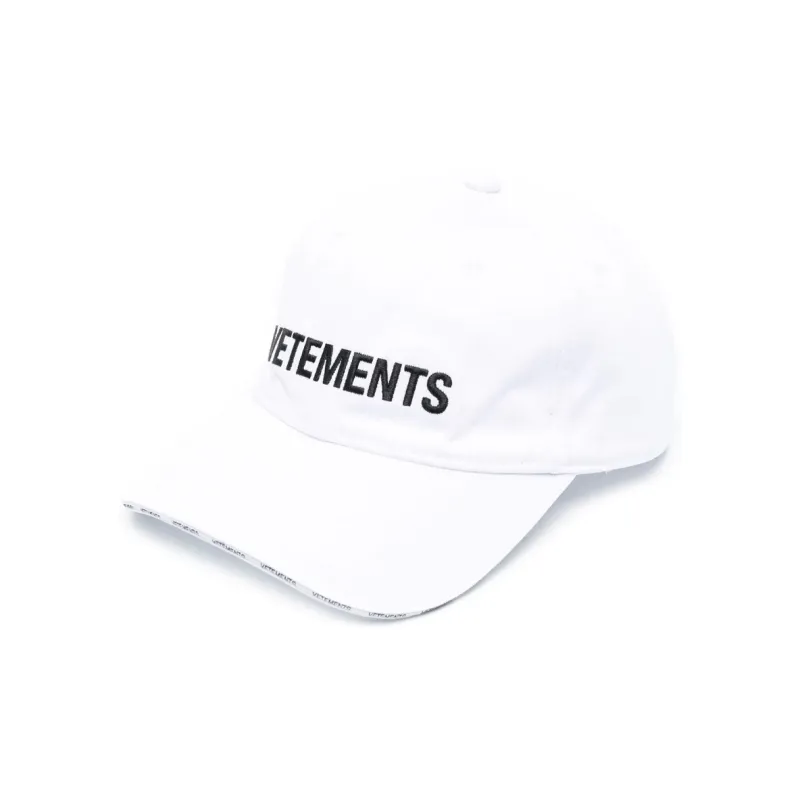 Vetements Logo Embroidered Baseball Cap-0