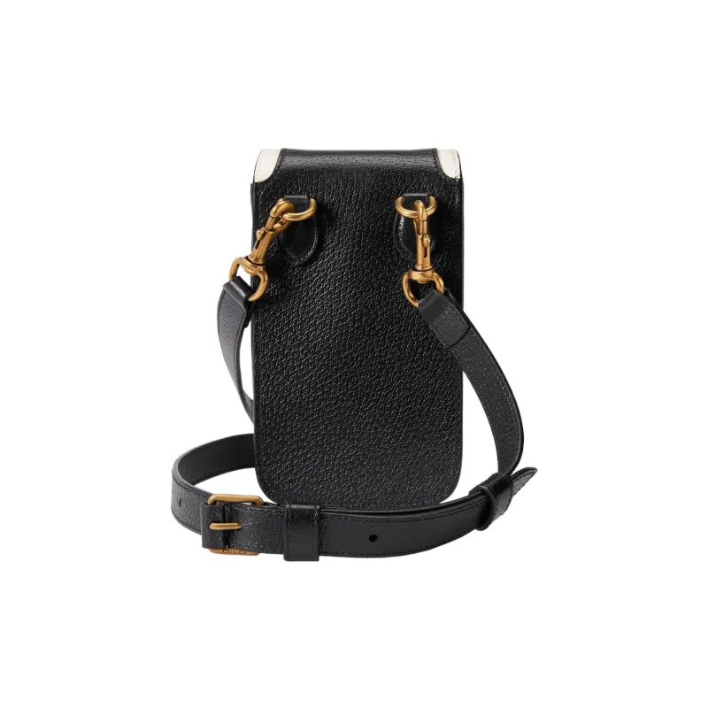 GUCCI X Adidas Cellphone Pouch Black Phone Bag-2