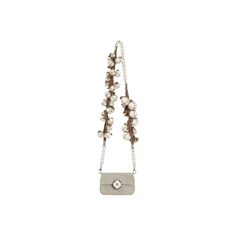 READYMADE Denim Tears Collaboration Cotton Crossbody Bag Shoulder Bag Women's Gray-4