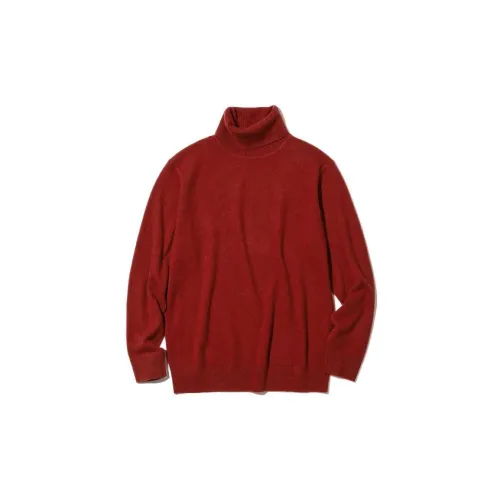 UNIQLO Cashmere Sweaters Men Maroon