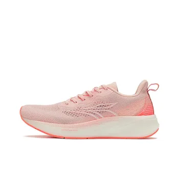 361° QU!KFOAM Cushioning Breathable Wear Resistant Slip Resistant Low Top Running Shoes Men's Soft Peach Pink