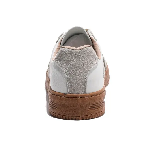 HUANQIU Stylish Skateboarding Shoes Women's White-3