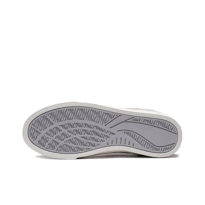 LiNing Wei Wu 180 LO Abrasion Resistant Breathable Low Top Skateboard Shoes Men's Gray White-4