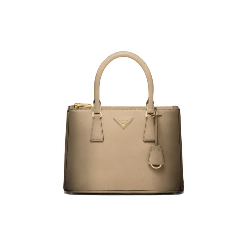 PRADA Saffiano Leather Shoulder Bag Crossbody Bag Handbag Medium Size Women's Yellow Gradient