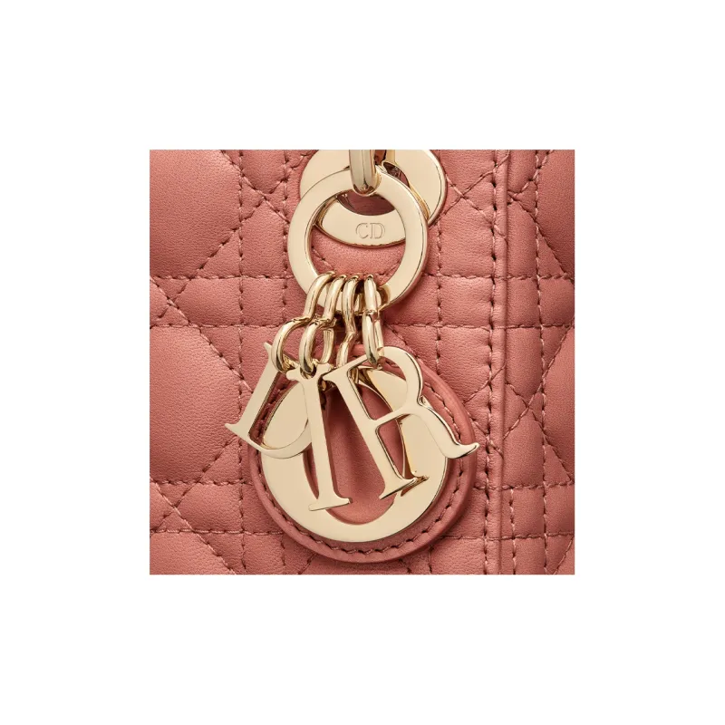 DIOR Lady Dior Sheepskin Daisie Bag Shoulder Bag Crossbody Bag Handbag Extra Mini Women's Dream Pink Color-5