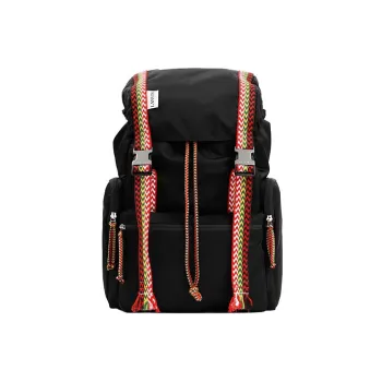 Lanvin Polyester Backpack Regular Men's Black