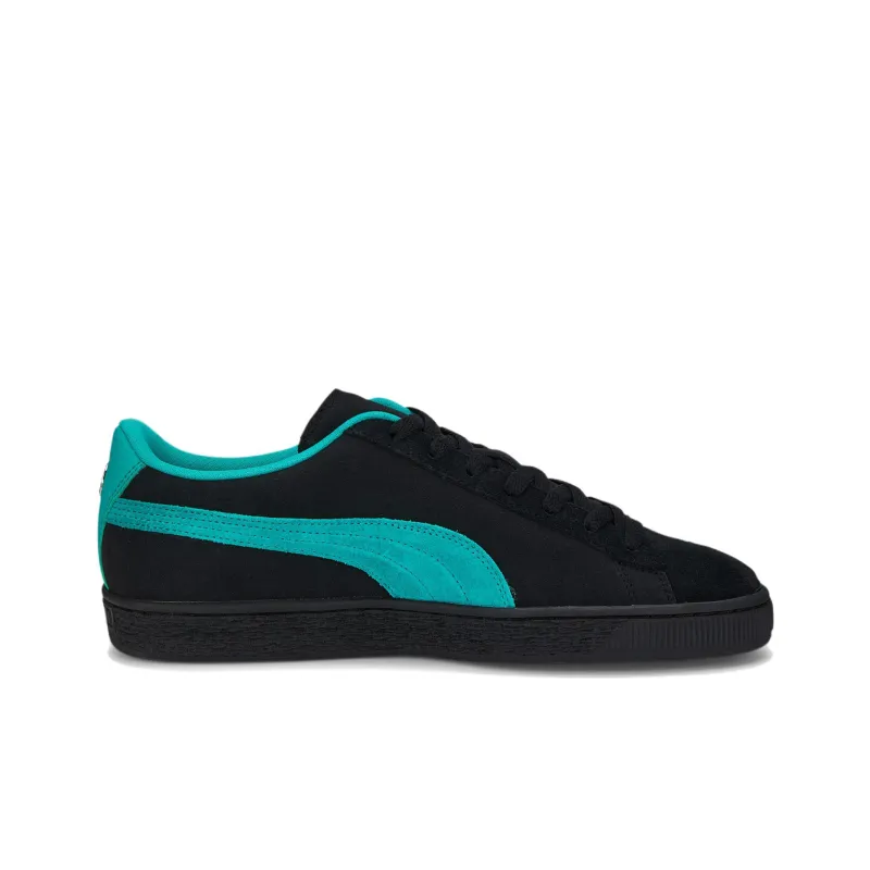 PUMA Mercedes AMG Petronas F1 X Suede 'Black Spectra Green'-1