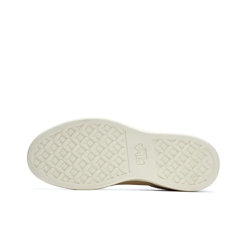 FILA FUSION ATV Anti Slip Wear Resistant Low Top Skateboard Shoes Women's Golden Wheat-5