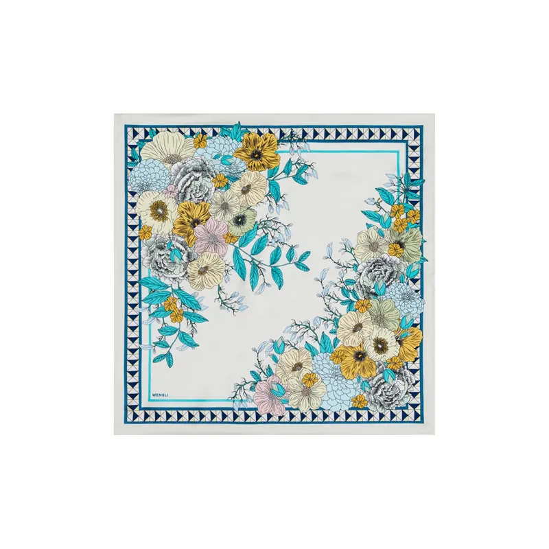 WENSLI Silk Scarves Women's-4