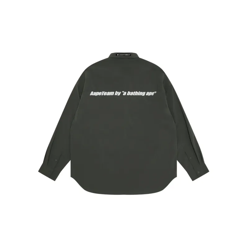 Aape Logo Print Long sleeved Shirt-3