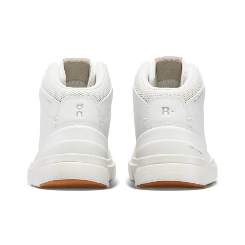 On ClubTHE ROGER Mid Top Casual Shoes Women's White-4