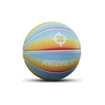 RIGORER PU Basketball Rainbow Haze Size 7 Training Unisex