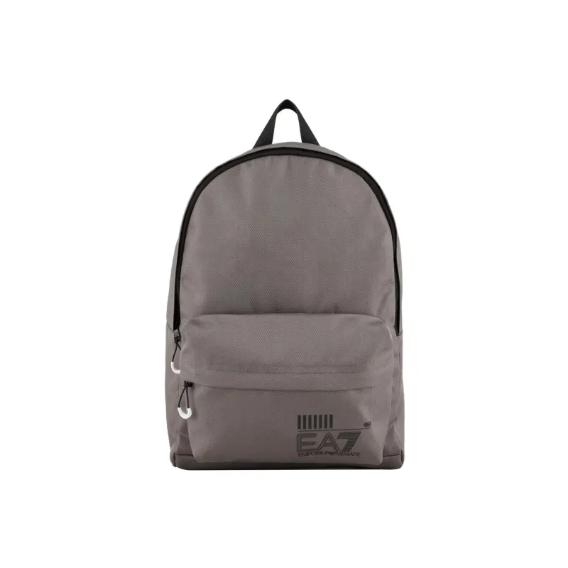 EMPORIO ARMANI Polyester Backpack Unisex Gray & Black-0