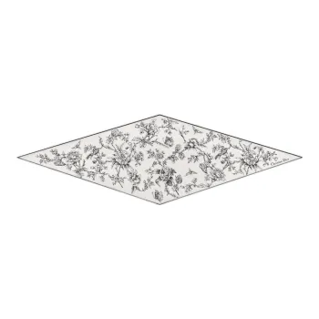 DIOR Mulberry Silk Silk Scarf Women's White/Black