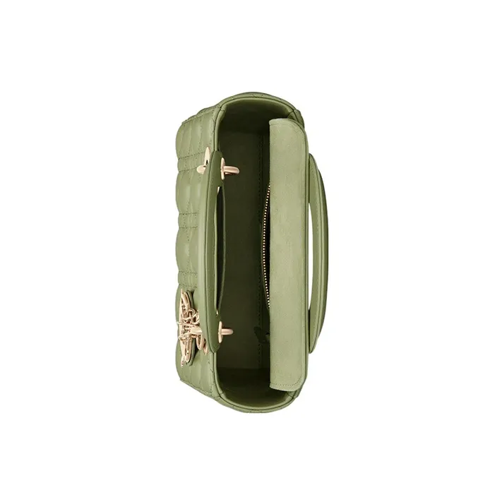 DIOR Lady DiorMy ABCDior Sheepskin Daisie Bag Shoulder Bag Crossbody Bag Handbag Small Size Women's Dreamy Green-3