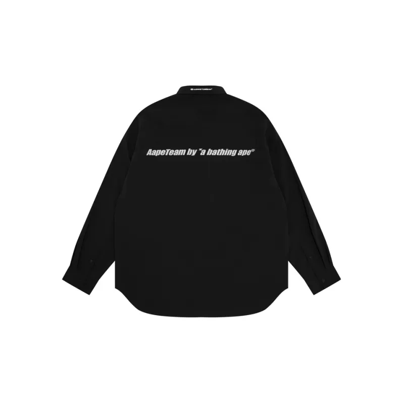 Aape Logo Print Long sleeved Shirt-1