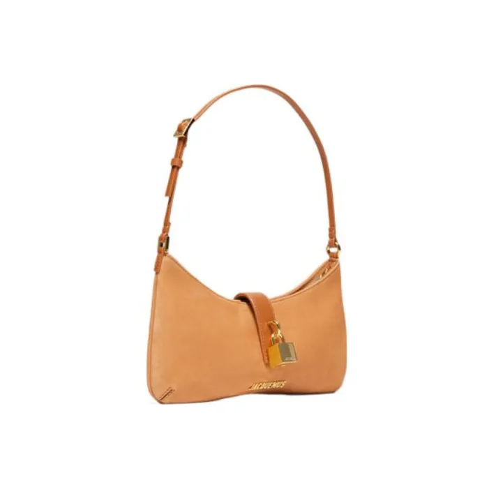 Jacquemus Nubuck Handbag Shoulder Bag Women's Brown-1