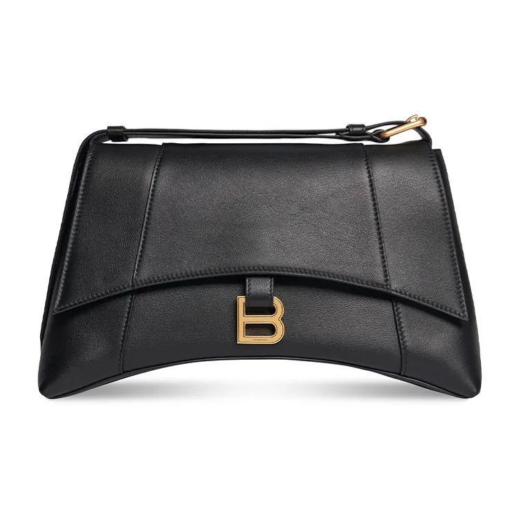 Balenciaga Women's Downtown Medium Shoulder Bag Black-1