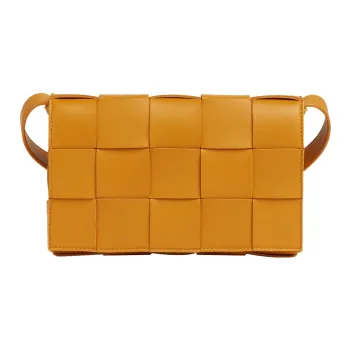 Bottega Veneta Cassette Intreccio Crossbody Bag Cob
