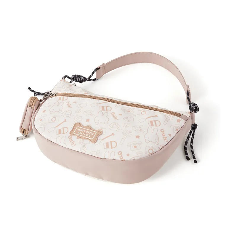 Miffy Oxford Shoulder Bag Women's Khaki/Blue-3