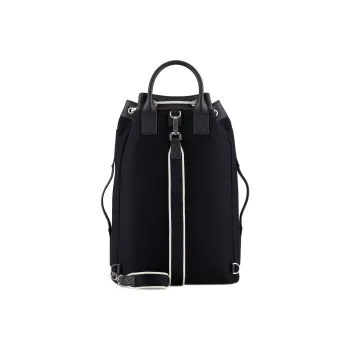 EMPORIO ARMANI Cotton Shoulder Bag Crossbody Bag Travel Bag Men's Navy