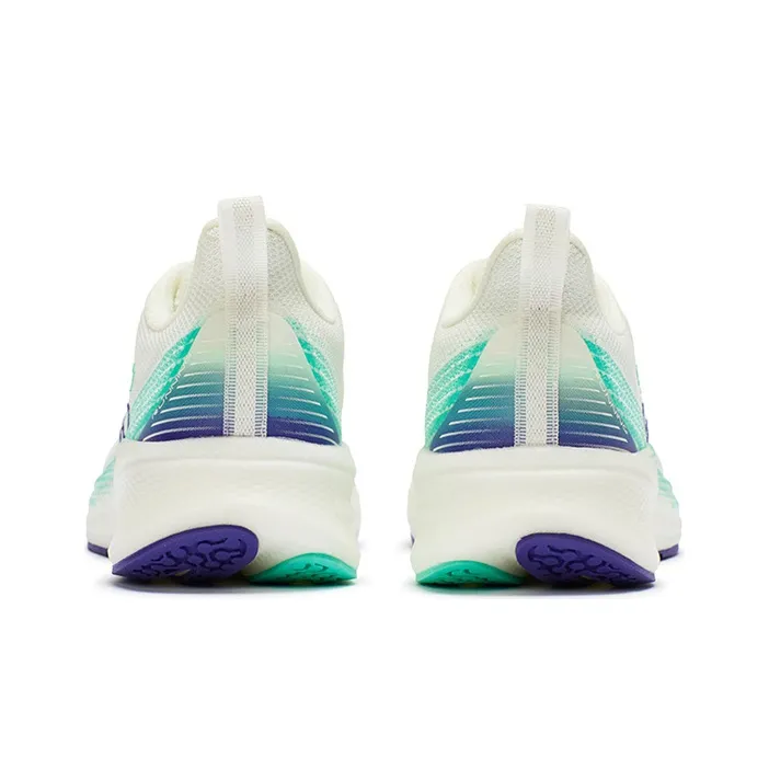 361° QU!KFOAM Anti Slip And Wear Resistant Breathable Low Top Running Shoes Men's White Green-3
