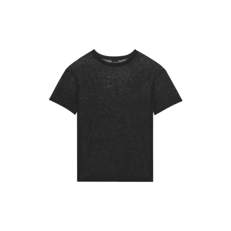 SAINT LAURENT T Shirts Men Black-1