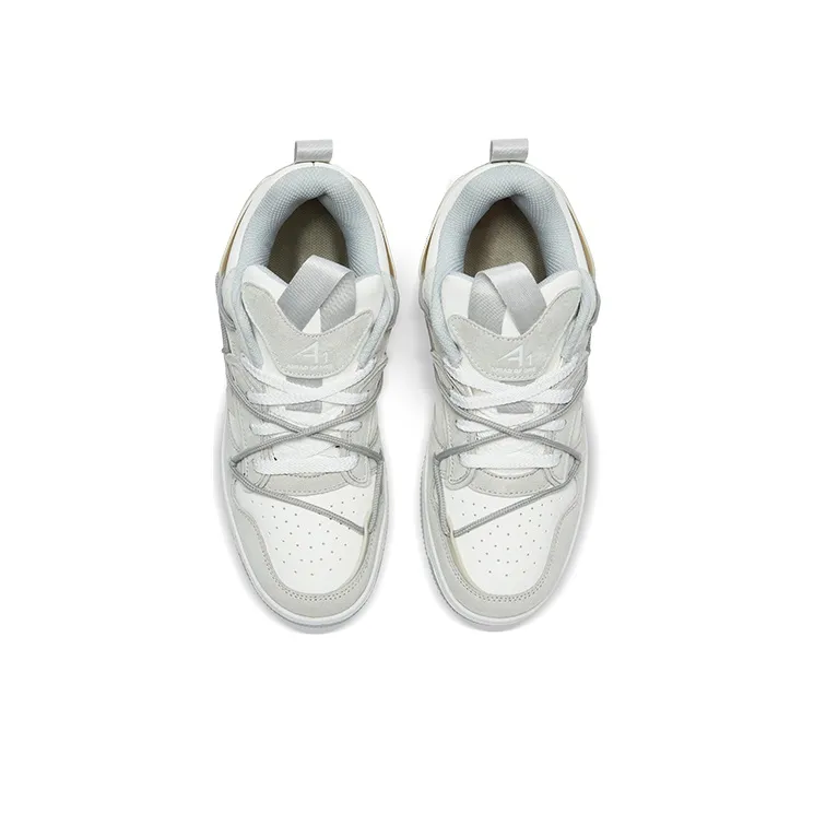 A1 Wear-Resistant Height Increasing Low-Top Puffy Skateboard Shoes Unisex-3