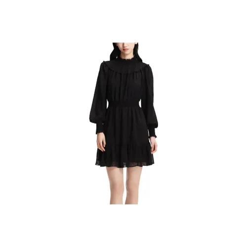 MICHAEL KORS Long-Sleeved Dresses Women's Black