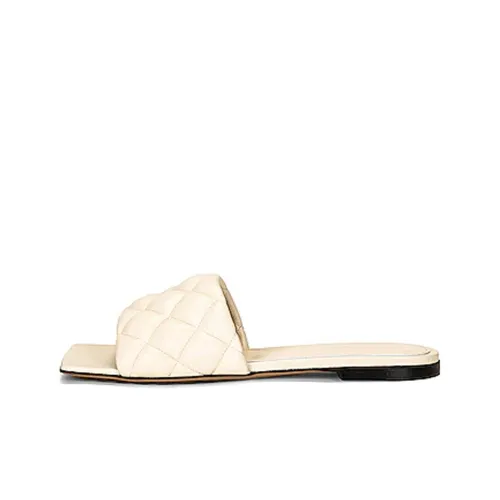 Bottega Veneta Padded Slide Slippers Women's White